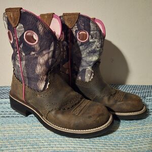 Ariat Fatbaby Western Camo Boots